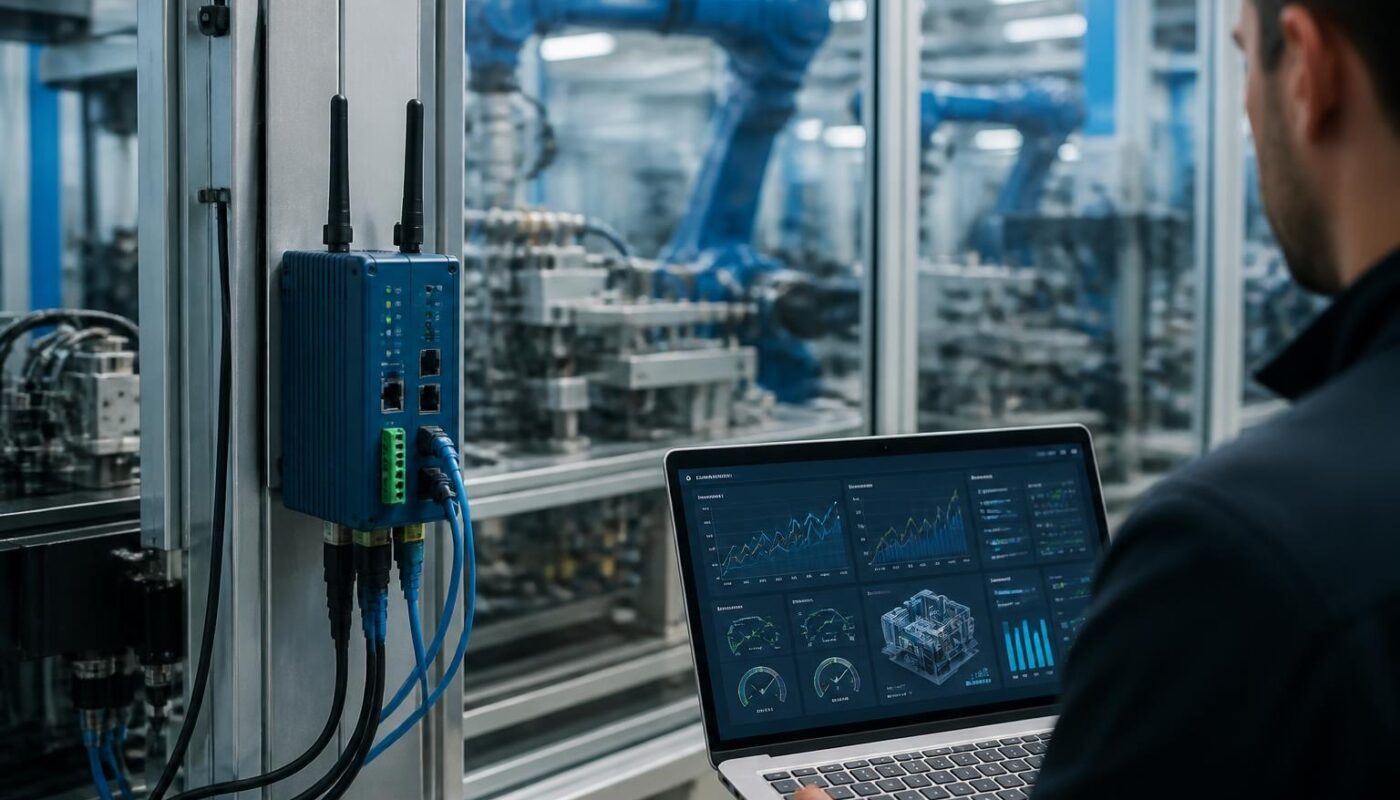 Smarter Maschinenüberwachung und Remote-Zugriff mit Edge Gateway