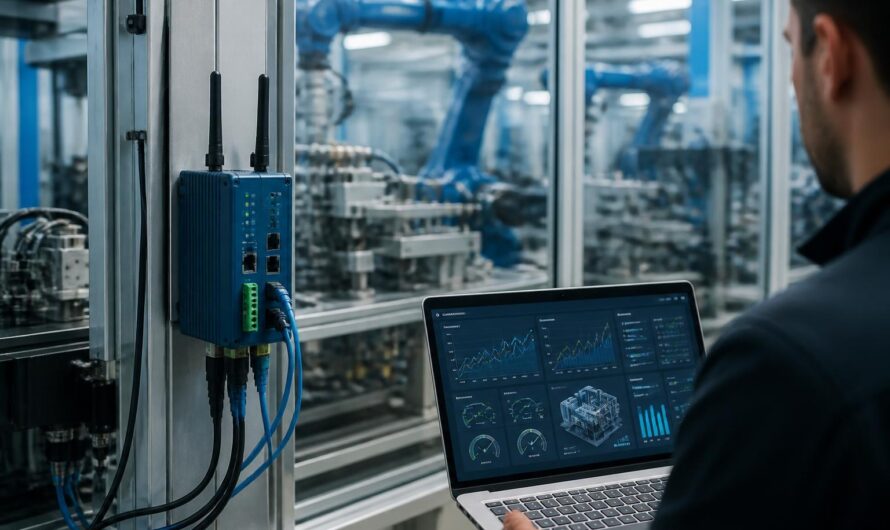 Smarter Maschinenüberwachung und Remote-Zugriff mit Edge Gateway